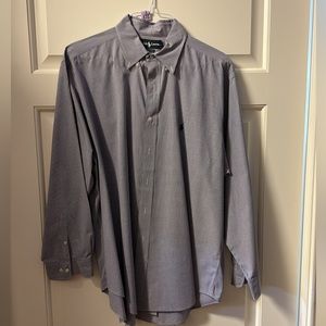 EUC Ralph Lauren Yarmouth XL Long Sleeve Button Down in navy micro check
